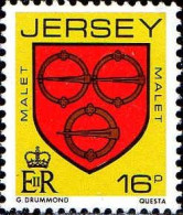 Jersey Poste N** Yv:364/365 Blasons Des Familles De Jersey 6.Serie - Jersey