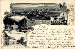 CPA Hohegeiß Braunlage Im Oberharz, Panorama, Kirche, Wolfsbachmühle, Post - Other & Unclassified