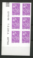BH-20 Belle Variété Marianne De Lamouche N° 3732ba ** Non Dentelé Sans Phosphore. TRES GRANDE RARETE  A Saisir !!! - Unused Stamps