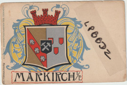 CPA - 68 - MARKIRCH - SAINTE MARIE AUX MINES - BLASON De La Ville - HERALDIQUE - Vers 1905 - Sainte-Marie-aux-Mines