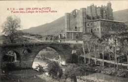 CPA Gerona Gerona Katalonien, Pont De Sant Joan Les Fonts - Other & Unclassified