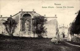 CPA Vicenza Veneto Venetien, Statua De Ercole, Interno Villa Rotonda - Autres & Non Classés