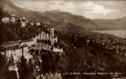 CPA Locarno Kt Tessin, Panorama, Madonna Del Sasso - Other & Unclassified