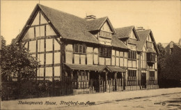 CPA Stratford-upon-Avon Warwickshire England, Shakespeares Haus - Sonstige & Ohne Zuordnung