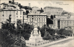 CPA Genova Genua Liguria, Piazza Acquaverde - Altri & Non Classificati