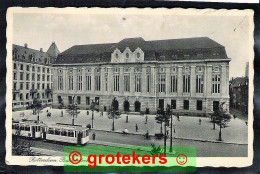 ROTTERDAM Postkantoor Rond 1936  TRAM Streetcar - Rotterdam