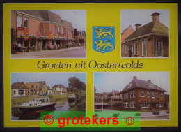 OOSTERWOLDE Groeten Uit 4-luik Ca 1978 - Other & Unclassified