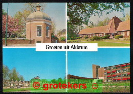 AKKRUM Groeten Uit 4-luik Ca 1978 - Sonstige & Ohne Zuordnung