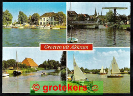 AKKRUM Groeten Uit 4-luik Ca 1978 - Andere & Zonder Classificatie