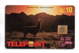 Animal Lama Télécarte Pérou USA Phonecard (salon 617) - Peru