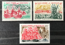 Lot De 3 Timbres Neufs* Saint Pierre Et Miquelon 1969 Yt N° 395 À 397 - Unused Stamps