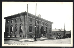 AK Blue Island, IL, United States Post Office  - Andere & Zonder Classificatie