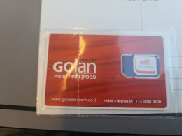 ISRAEL-GOLAN TELECOM-(A)-(899720080091115442804)-(5)-mint Sim Card - Israël