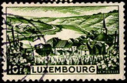 Luxembourg Poste Obl Yv: 407 Mi:432 La Moselle (TB Cachet Rond) - Oblitérés