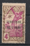 ININI - 1932-38 - N°YT. 3 - Chasseur à L'arc 4c - Oblitéré / Used - Gebraucht