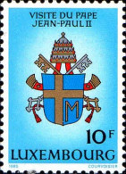 Luxembourg Poste N** Yv:1074 Mi:1124 Visite Du Pape Jean-Paul II - Unused Stamps