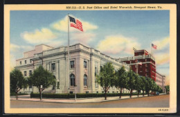 AK Newport News, VA, United States Post Office And Hotel Warwick  - Newport News