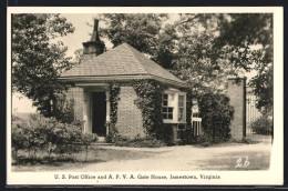 AK Jamestown, VA, United States Post Office And A.P.V.A. Gate House  - Sonstige & Ohne Zuordnung