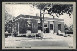 AK Marshall, IL, Post Office  - Autres & Non Classés