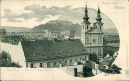 CPA Brno Brünn Südmähren, Špilberk, Spielberg, Dominikaner-Kirche - Czech Republic