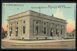 AK Belleville, IL, Post Office, Federal Building  - Autres & Non Classés