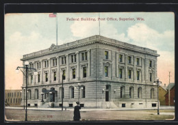 AK Superior, WI, Federal Building, Post Office  - Sonstige & Ohne Zuordnung