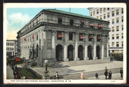 AK Charleston, VA, Post Office And Federal Building  - Autres & Non Classés