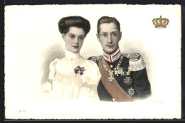 AK Kronprinz Wilhelm Von Preussen Und Kronprinzessin Cecilie  - Royal Families