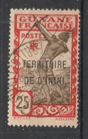 ININI - 1932-38 - N°YT. 8 - Chasseur à L'arc 25c - Oblitéré / Used - Oblitérés