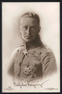 AK Kronprinz Wilhelm Von Preussen In Husarenuniform  - Royal Families