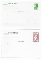 (Timbres). France. Carte Postale Entiers Postaux X4 - Lots Et Collections : Entiers Et PAP