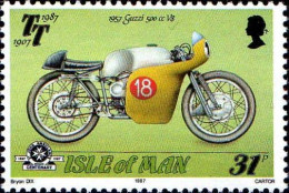 Man Poste N** Yv:337 Mi:342A TT Guzzi 500cc V8 - Isle Of Man