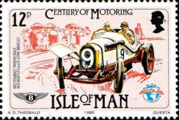 Man Poste N** Yv:278 Mi:283 Tourist Trophy Race Bentley - Man (Insel)