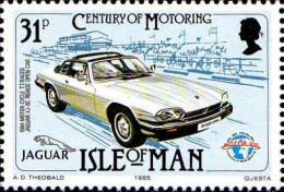 Man Poste N** Yv:281 Mi:286 Motor Cycle TTRaces Jaguar XSC - Man (Insel)