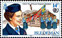 Man Poste N** Yv:269 Mi:273 H.R.H.The Princess Margaret President - Man (Insel)