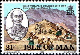 Man Poste N** Yv:236 Mi:245 King William's College General Sir Goerge White - Man (Ile De)