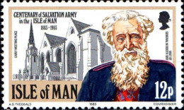Man Poste N** Yv:216 Mi:237 Salvation Army In The Isle Of Man General W.Booth - Man (Ile De)