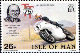 Man Poste N** Yv:208 Mi:211 Senior TT Race Mike Hailwood - Isle Of Man