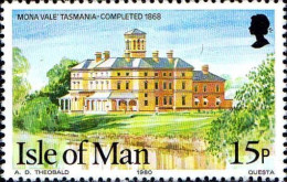 Man Poste N** Yv:173 Mi:176 Mona Vale Tasmania-Completed 1868 - Isle Of Man