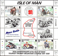 Man Bloc N** Yv:16 Tourist Trophy Mountain Course - Isle Of Man