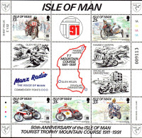 Man Bloc N** Yv:16 Tourist Trophy Mountain Course - Man (Insel)