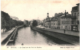 CPA Carte Postale France Epinal Canal Pris Du Pont Du Boudiou 1919 VM81472 - Epinal