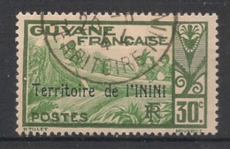 ININI - 1932-38 - N°YT. 9 - Pirogue 30c - Oblitéré / Used - Gebraucht