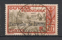 ININI - 1932-38 - N°YT. 11 - Pirogue 40c - Oblitéré / Used - Oblitérés