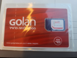 ISRAEL-GOLAN TELECOM-(B)-(SIM-KOSHER)-(899720080091108776770)-(7)-mint Sim Card - Israel
