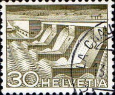 Suisse Poste Obl Yv: 487 Mi:535 Centrale Hydroélectrique Verbois (TB Cachet Rond) - Used Stamps