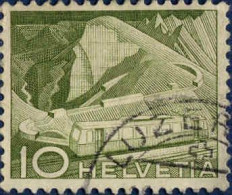 Suisse Poste Obl Yv: 483 Mi: 531 (Train à Crémaillère Au Rocher De Naye) (beau Cachet Rond) - Used Stamps