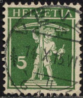 Suisse Poste Obl Yv: 136 Mi:113III Walter Tell (TB Cachet à Date) 14.X.15 - Used Stamps