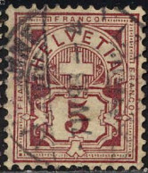 Suisse Poste Obl Yv:  65 Mi 52 Franco (Beau Cachet Rond) - Used Stamps