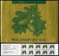 Suisse Carnet N** Yv:C1412 Pro Juventute 1992 Hêtre Commun - Postzegelboekjes